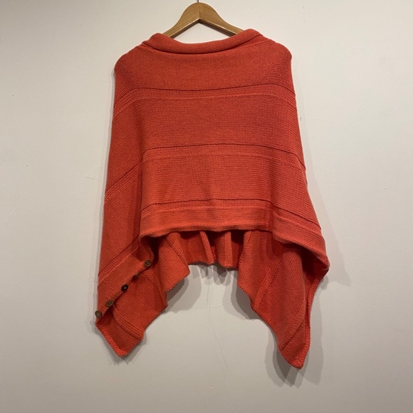 Soft Surroundings Pink Knit Button Front Shawl Grannycore Cardigan - Picture 5 of 5